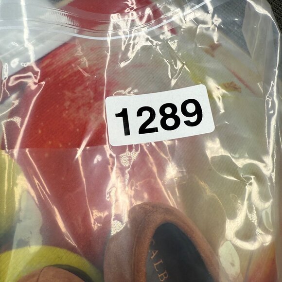 Talbots Womens Size 10.5M Brown/Cream Cassidy sherpa Loafers W/ Tassels - Picture 7 of 7